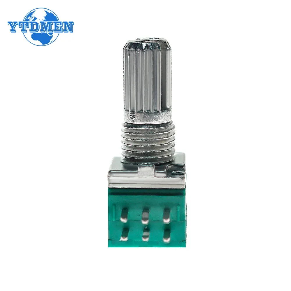 5PCS RK097NS RK097 Potentiometer B10K B5K B100K B1K B50K B20K 500K Shaft 15mm 6Pin Audio Amplifier Sealing Kit