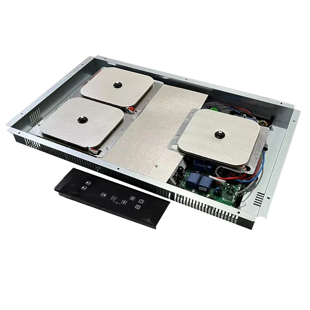 3-Burner Electric Cooker Hidden Type Induction Hob Cooktop