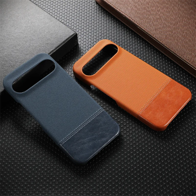 Luxury Matte Cotton Linen Soft Leather Phone Case - Frameless Anti-Fingerprint Shockproof Cover