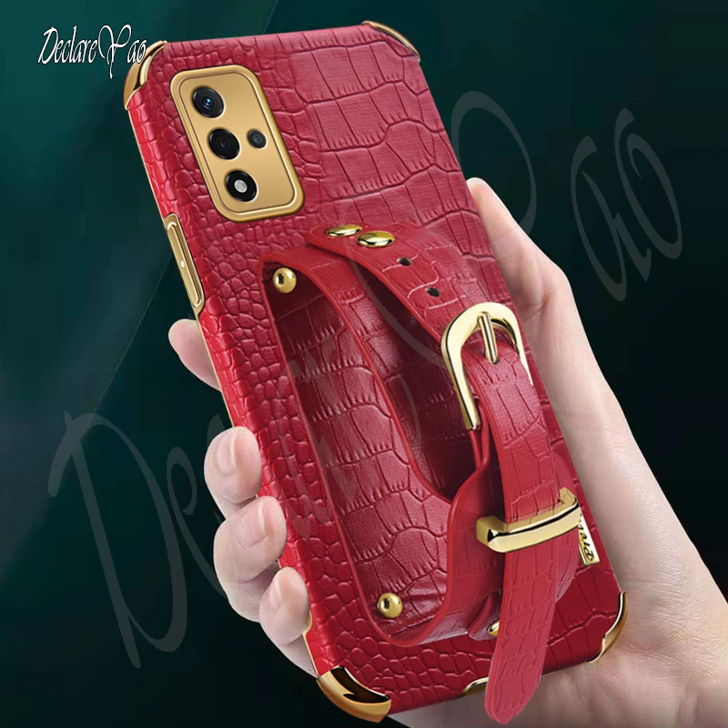 casing oppo A96 A93 Case DECLARAYAO Original Fashion Slim Silicone Coque For OPPO A94 A93S A92 A74 A72 A55 A54 A53 A52 Case Cover Wristband best case for android phone Cases For OPPO