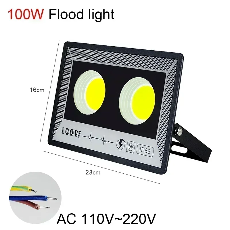 100W