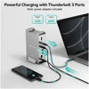 Yottamaster Thunderbolt 3 Docking Station USB A Type C Multi Port Hub Dock DP 8K 4K Video PD 60W Charging For Macbook Laptop PC 4