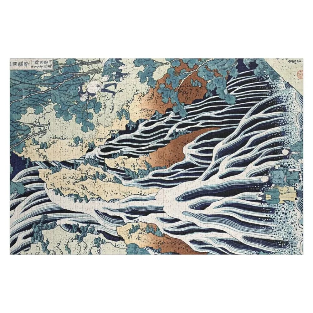 

The Kirifuri Waterfall at Mt. Kurokami Katsushika Hokusai Ukiyo-e Jigsaw Puzzle Customized Kids Gift Puzzle