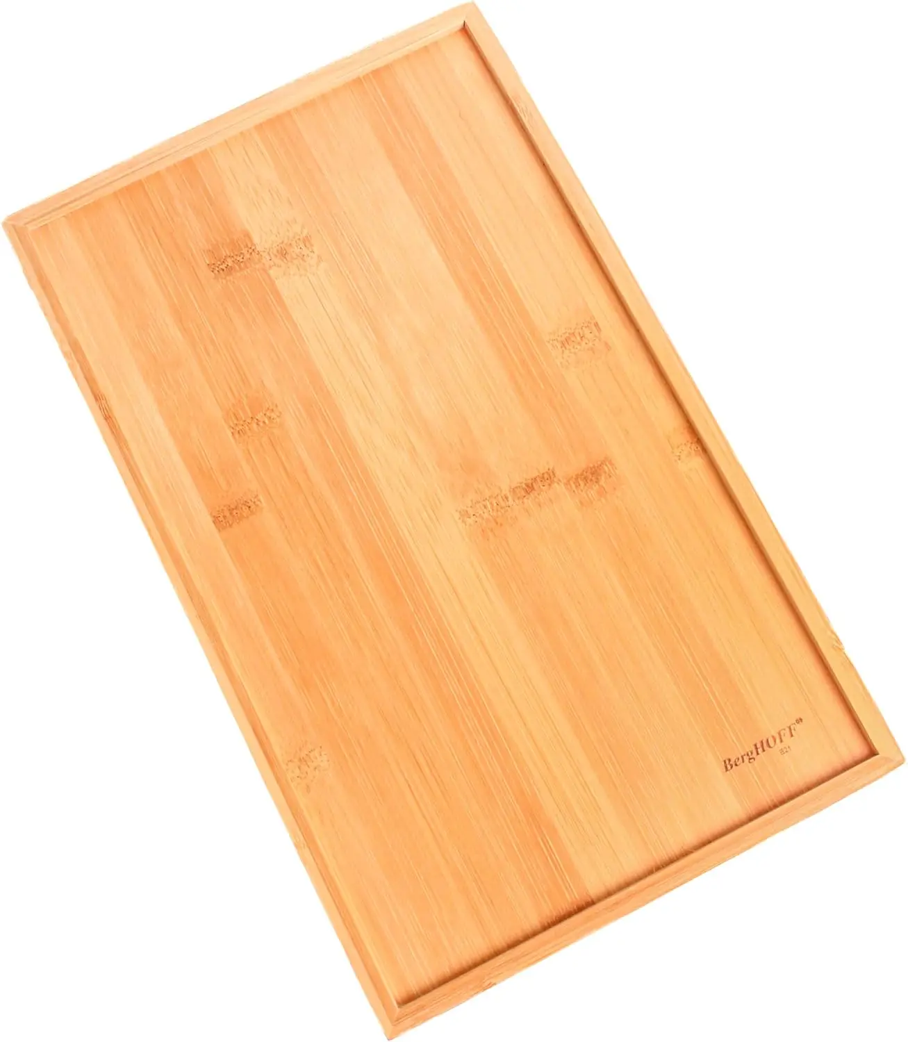 Bamboo Flatware Organizer 5-slot, 13.5" x 8.25", Natural, Fit in any size of drawer, great for spoons, forks, knives, scissors, 5