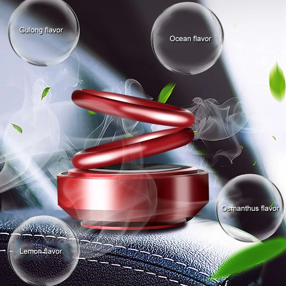 Kinetic Air Freshener Solar Powered Mini Kinetic Aromatherapy Diffuser Car Kinetic Molecular Aromatherapy Diffuser