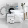 4pcs Zippered Mesh Laundry Bag Polyester Laundry Wash Bags Fine Net Laundry Basket Laundry Bags for Washing Machines Bra Bag 1