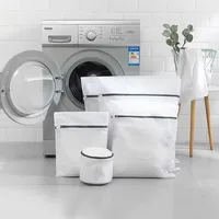 4pcs Zippered Mesh Laundry Bag Polyester Laundry Wash Bags Fine Net Laundry Basket Laundry Bags for Washing Machines Bra Bag 1