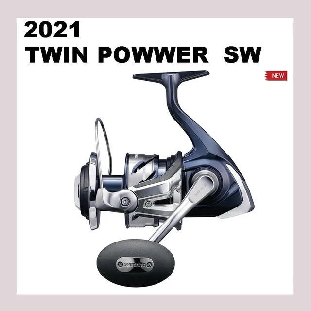 NEW Original 2021 SHIMANO TWIN POWER SW Seawater Spinning Fishing Reels  8000HG 10000HG 14000XG Endurance Wheel Made in Japan