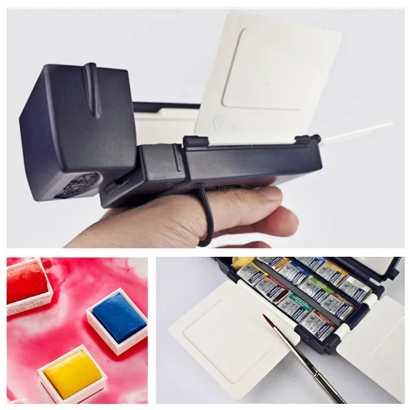 Winsor Newton 수채화 여행 세트, 휴대용 12 색 하프 블록 럭셔리 스케치, 특별한 초보자 수공예 미술 용품
