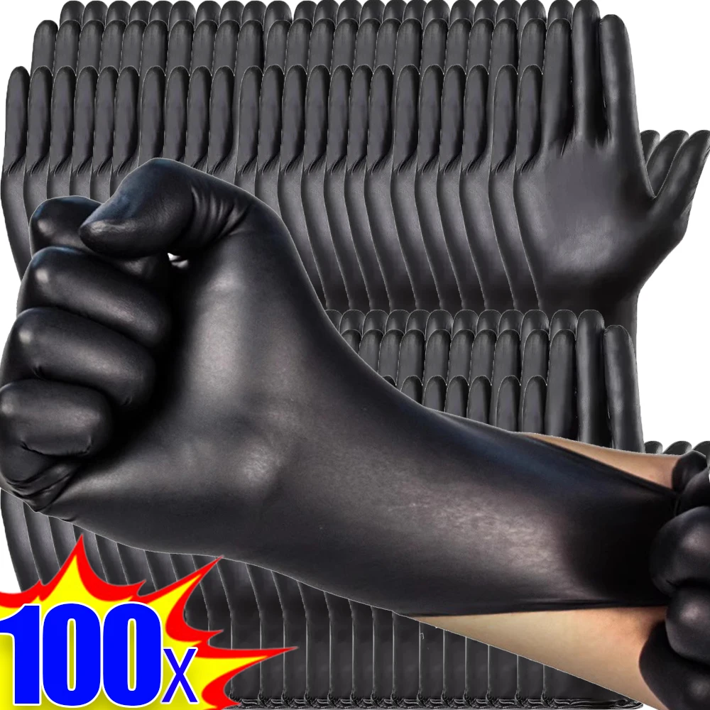 Disposable Nitrile Gloves Housework Cleaning Gloves Latex Free Waterproof 100-2PCS