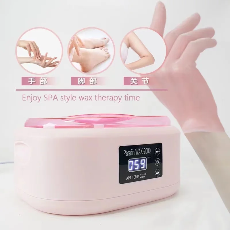 Digital wax therapy machine, temperature regulating and heating wax machine, household hand and foot hot compress care, moisturi