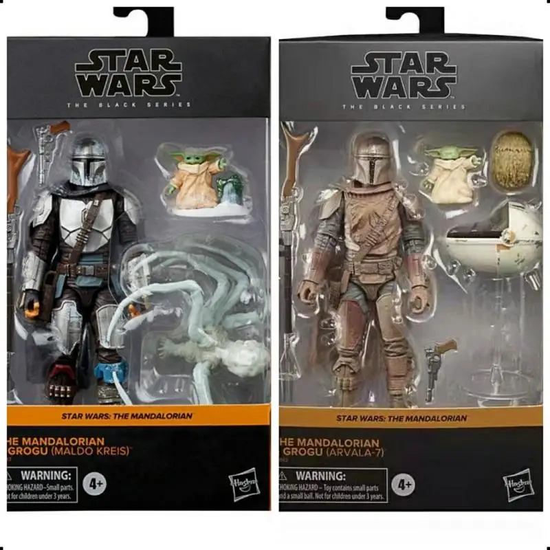 Original Star Wars Black Series Mandalorian Grogu Action Figure Toys For Kids With Box