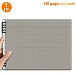 Mind Map Spiral Notebook for Project Planning - 120 Pages, Ideal for Classroom Learning (Black)