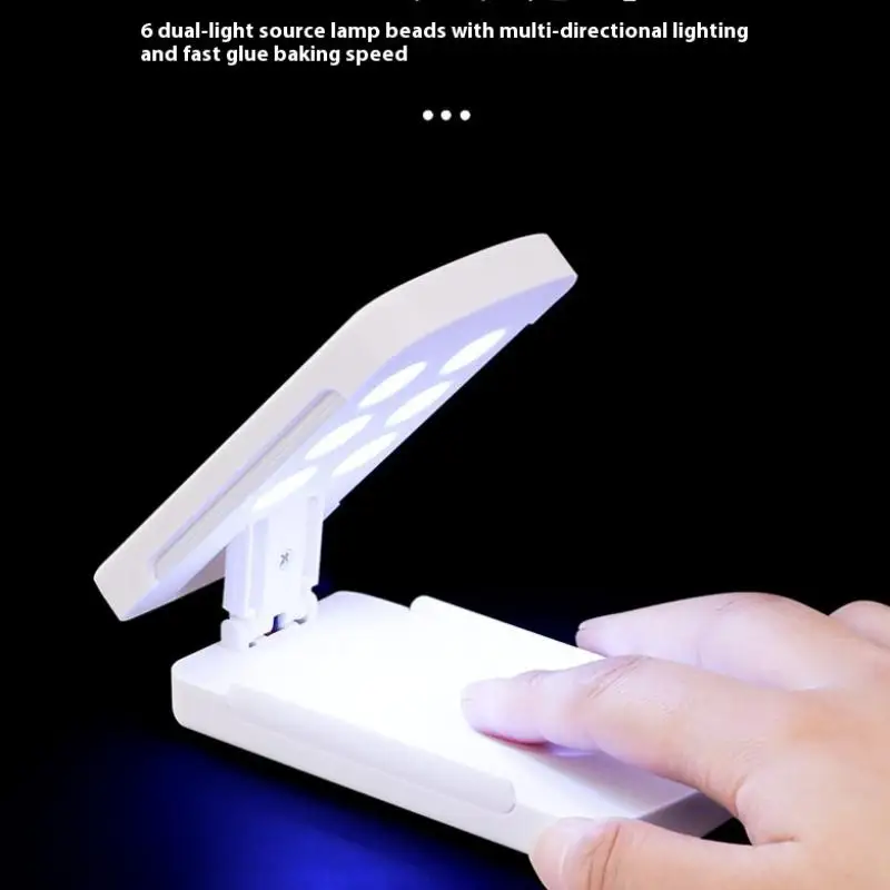 36W 미니 네일 드라이어 LED UV 라이트 휴대용 가정용 매니큐어 램프 (젤 네일용 USB 케이블 포함)