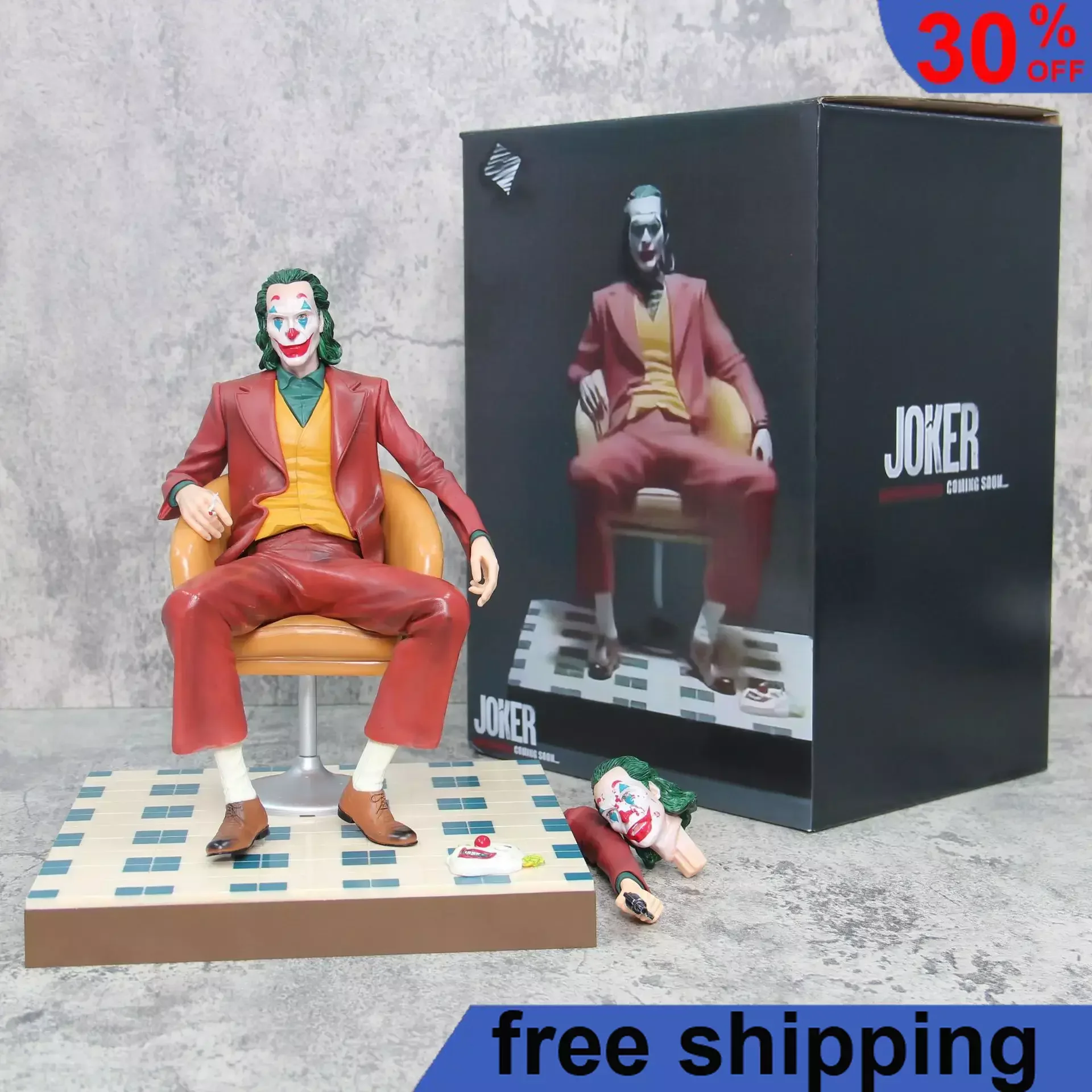 

28cm New Marvel Comics Detective Comics Anime Figure Suicide Squad Joker Harleen Quinzel Action Figure Pvc Model Doll Gift Toys