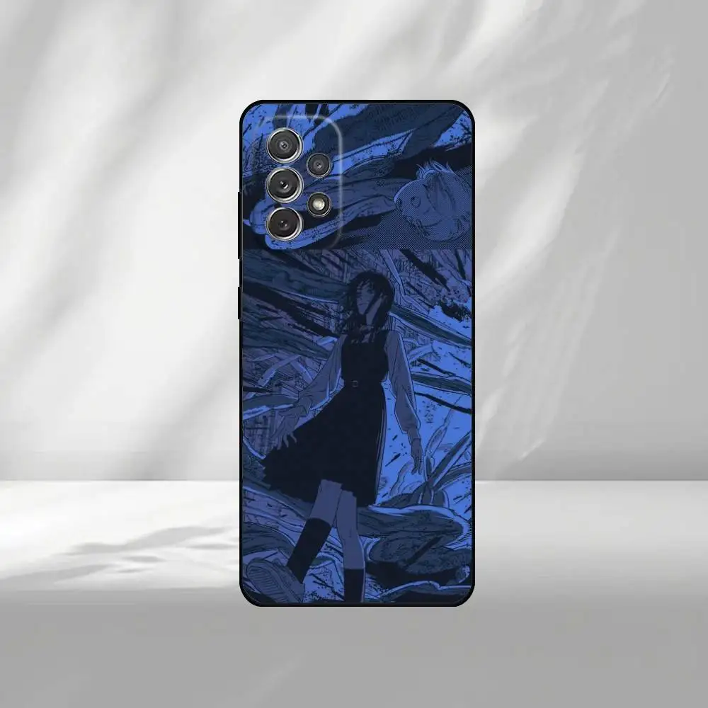 Anime Chainsaw Character Soft Black Phone Case