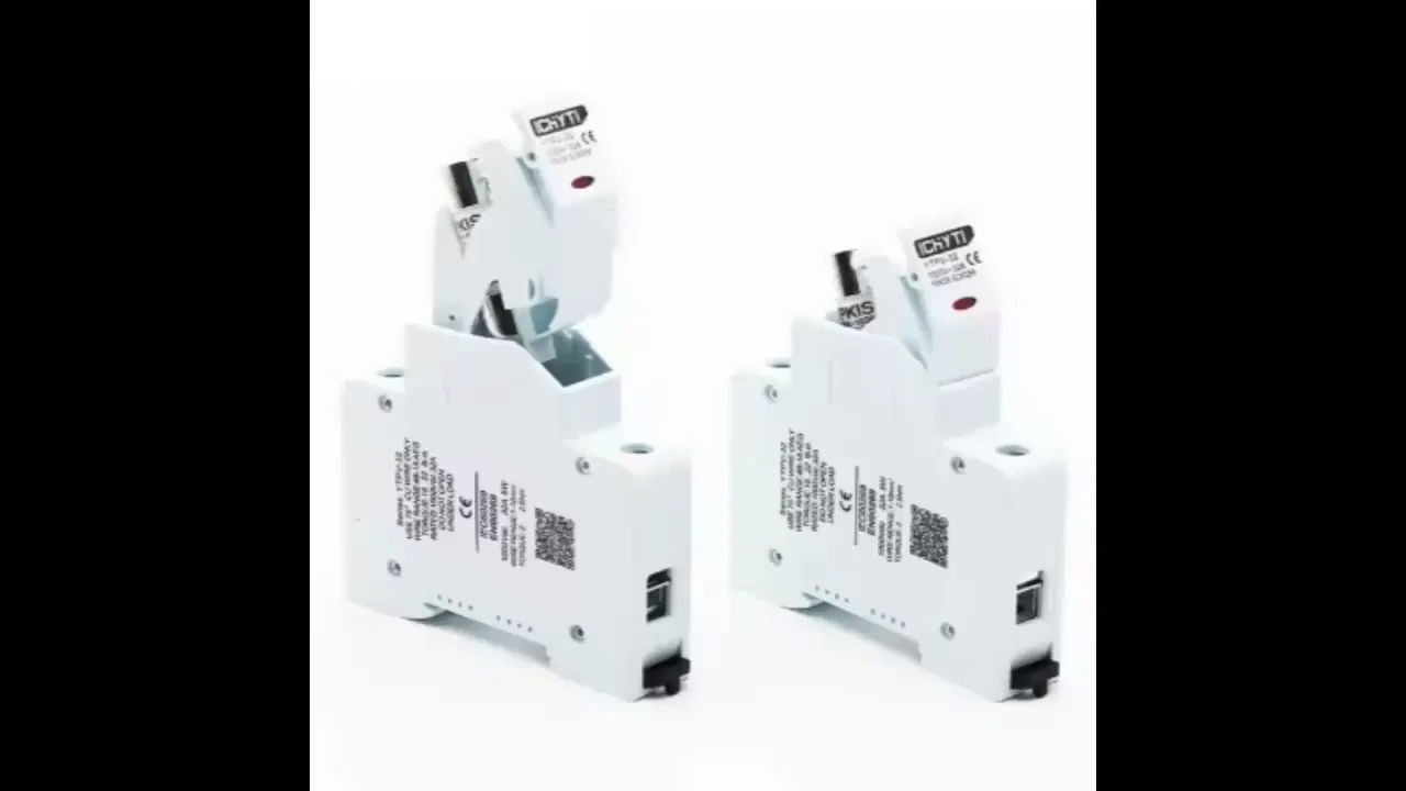 DC Fuse and fuse holder, 1000V, 15A, 20A, 30A, SP, DP