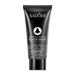 Bamboo Charcoal Blackhead Removal Peel - Off Mask for Deep Pore Cleaning and Skin Care (1pc)