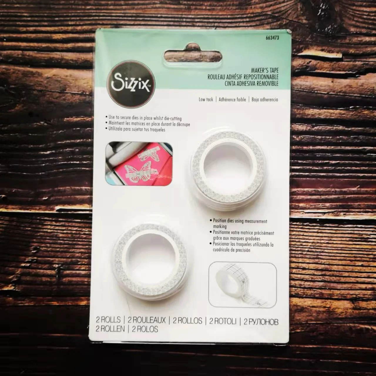 

Sizzix 663473 Maker's Tape Low Tack Die Cutting Craft Scrapbook