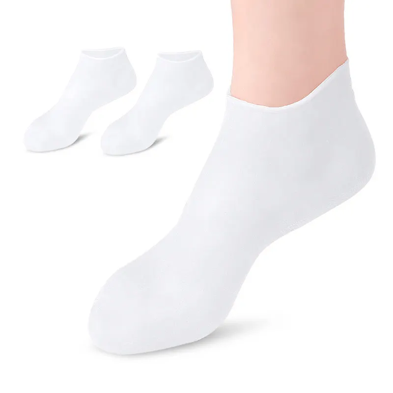1 Pair Feet Care Socks Spa Home Use Silicone Moisturizing Gel Heel