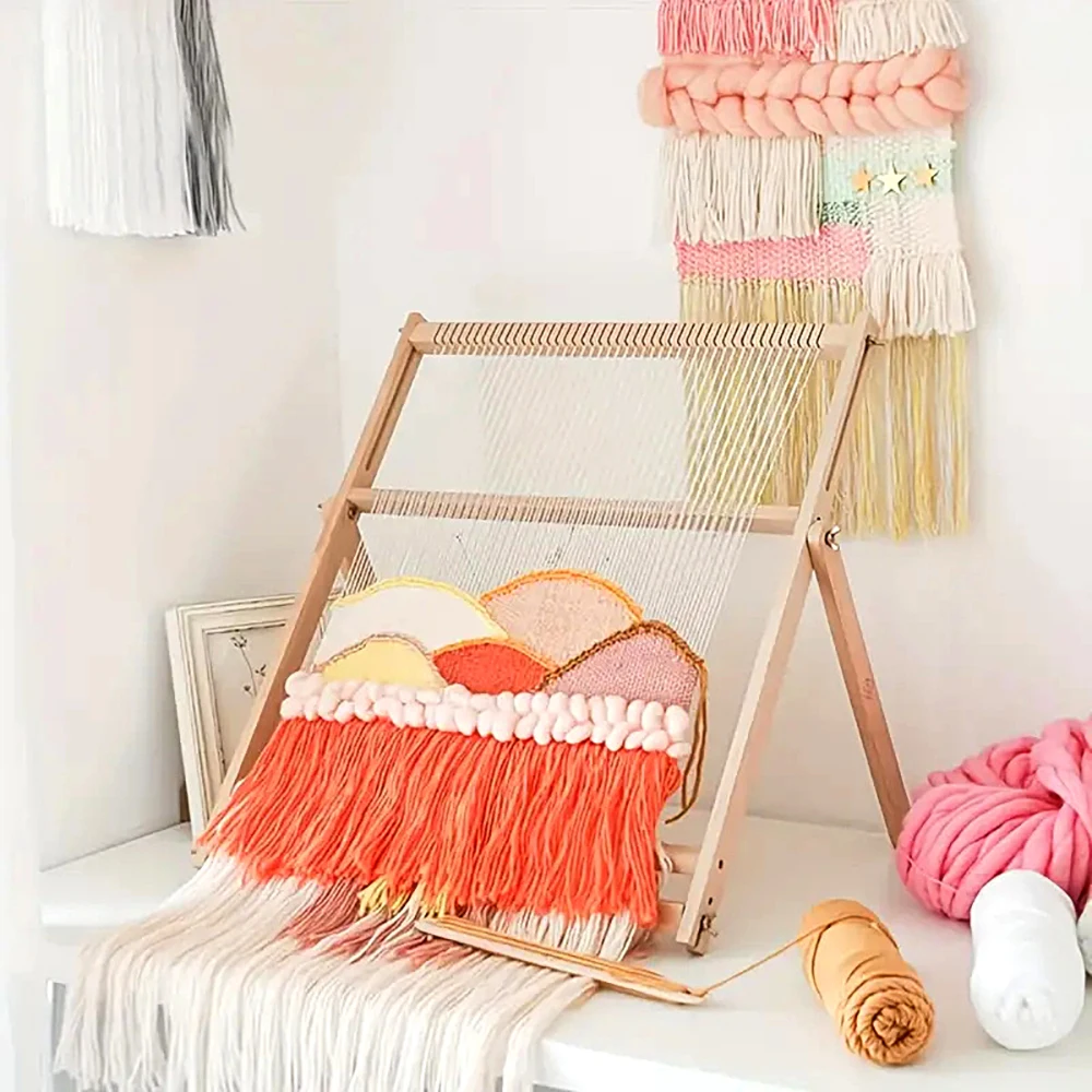 Wooden DIY Weaving Loom 6