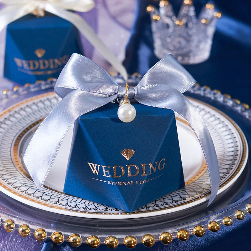 100 Piezas Cajas De Regalos Para Bodas Caja De Regalo De Chocolate Caramelo Forma De Vestido