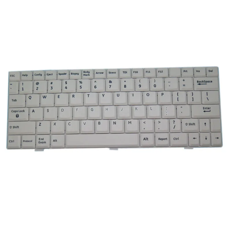 

B-ultrasound Keyboard For GE Healthcare DOK-V6208L D0K-V6208L TX-01-US 5498252 5498252-2-S White English US