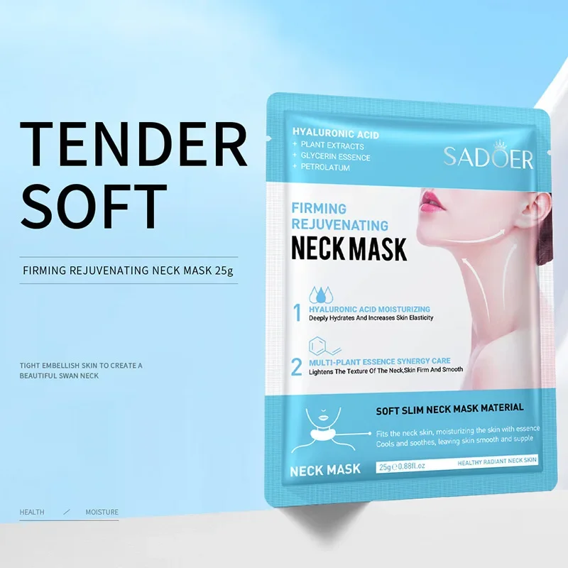 Neck Mask 10pcs Hyaluronic Acid Collagen
