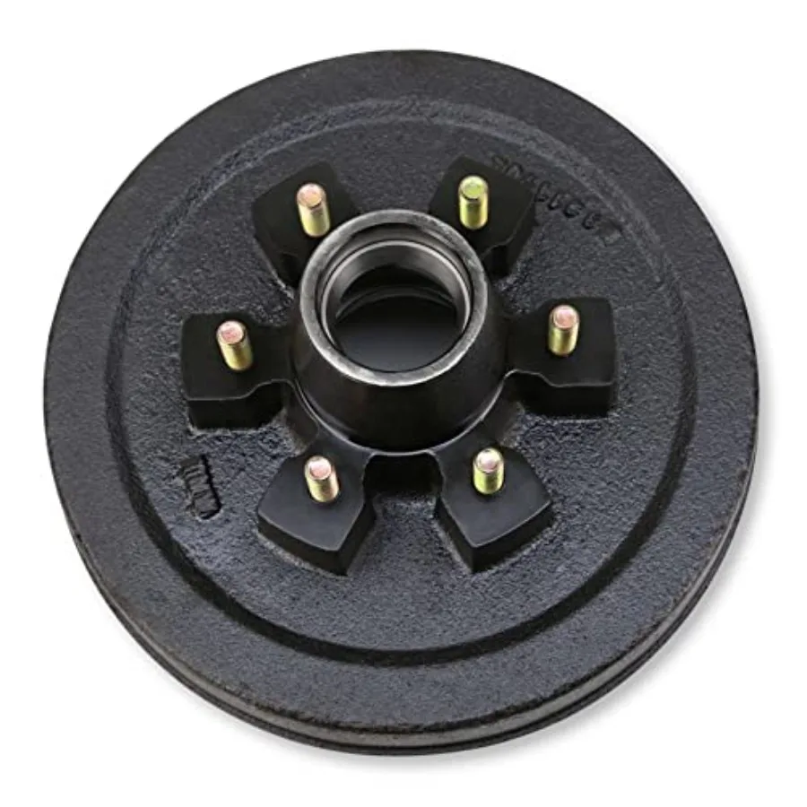 Trailer Hub Drum Kits 6 on 5.5 B.C. with 12x2 SelfAdjusting Electric Brakes for 6000 Lbs Axle Ideal for HeavyDuty Cargo Transpo