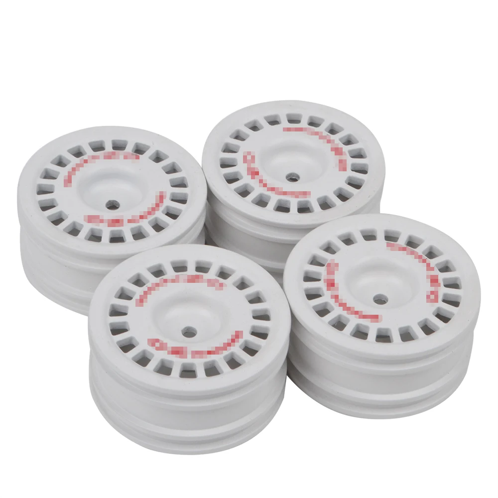 4PCS Aluminium Alloy Dish Wheel Rim for Tamiya XV-02 Pro TT02 HSP Redcat HPI Kyosho Traxxas 1/10 RC on Road Drift Racing Rally