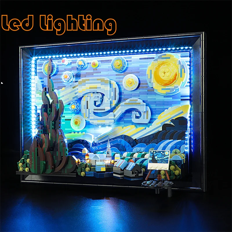 

Led Lighting Kit For 21333 Vincent van Gogh - The Starry Night Ideas Led Bricks (Only Led Light Kit)