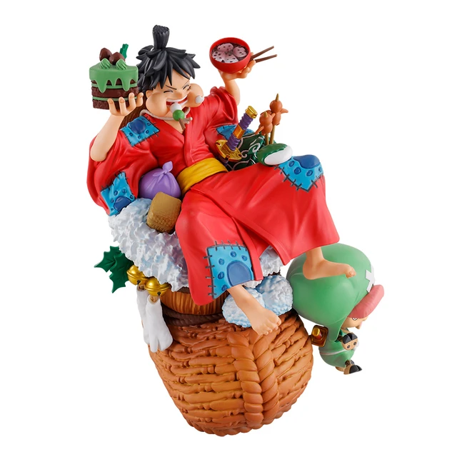 ONE PIECE x DRAGON BALL Collaboration Figure Luffy and Chopper Lot