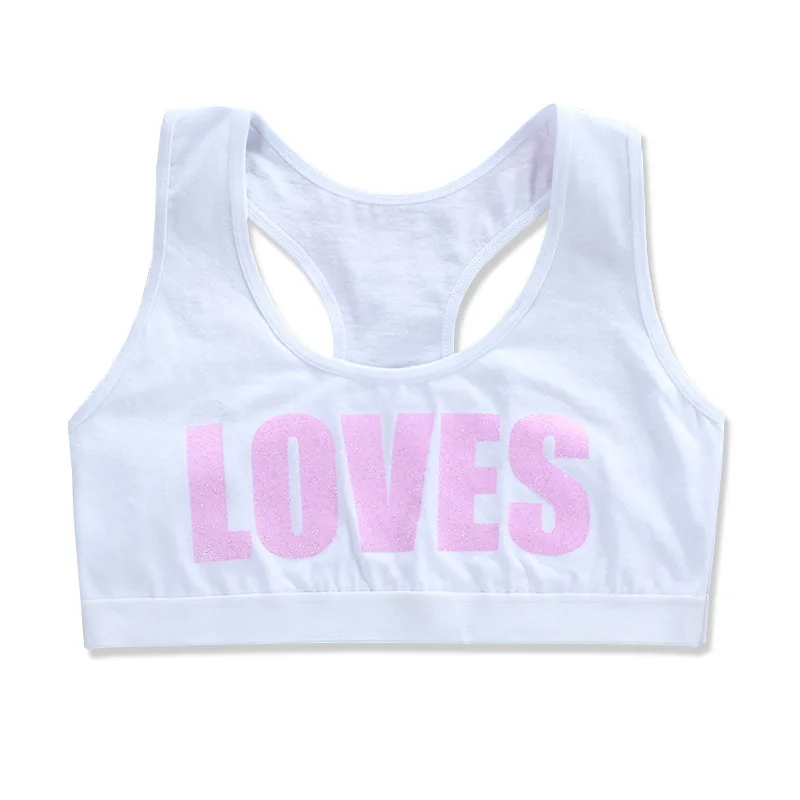 Girls Underwear Kids Underwear 8-18 Years Cotton Teen Girl Training Bra Puberty Adolescent Vest Wireless Children Tank Tops