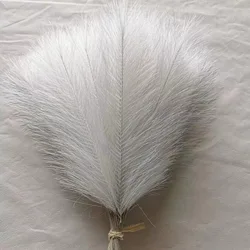Enhanced Artificial Pampas Grass Bouquet for Elegant Home and Event Decor (WHITE)