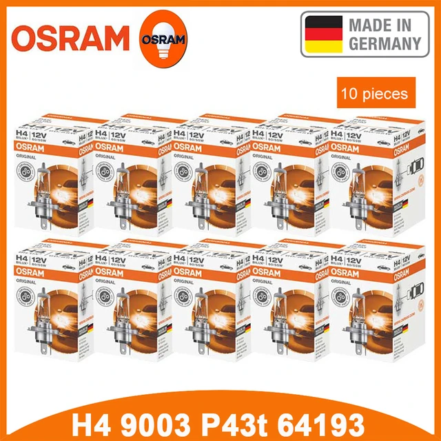 64193 OSRAM ORIGINAL LINE H4 12V 60/55W P43t, 3200K, Halogen