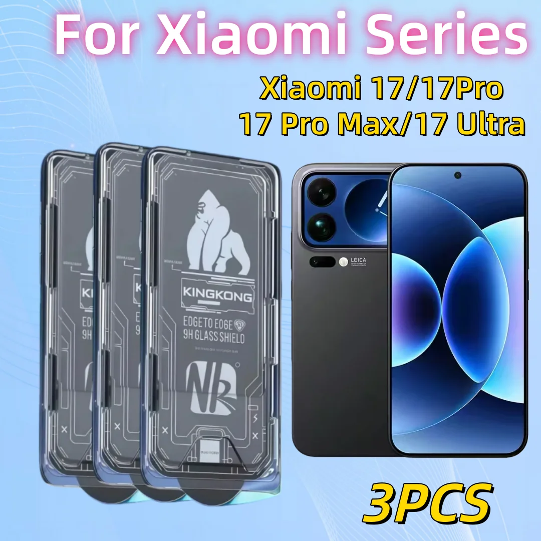 Premium Full-Screen Tempered Glass Screen Protector with Anti-Shatter Technology