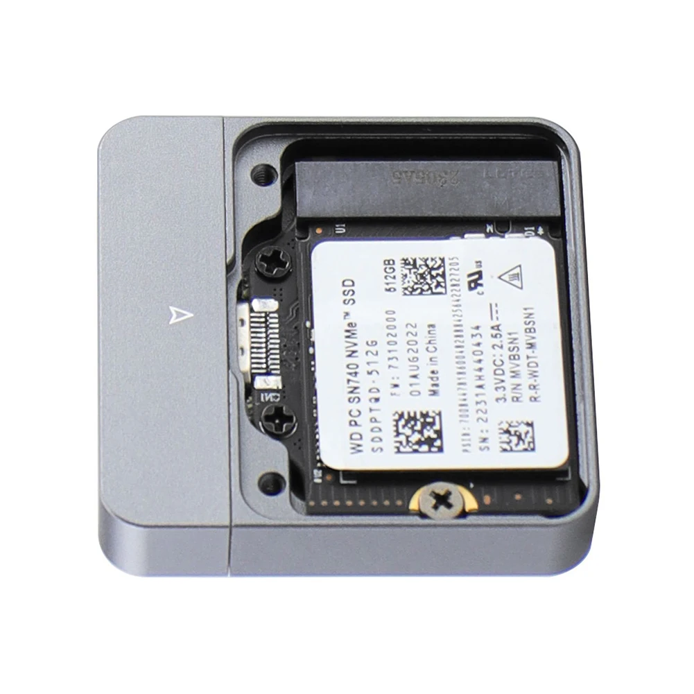 M.2 NVMe 2230 하드 드라이브 박스, USB 3.2 Gen2 모바일 솔리드 스테이트 디스크 케이스, 플러그 앤 플레이 외장 SSD 케이스, M2 2230 SSD용 M 키