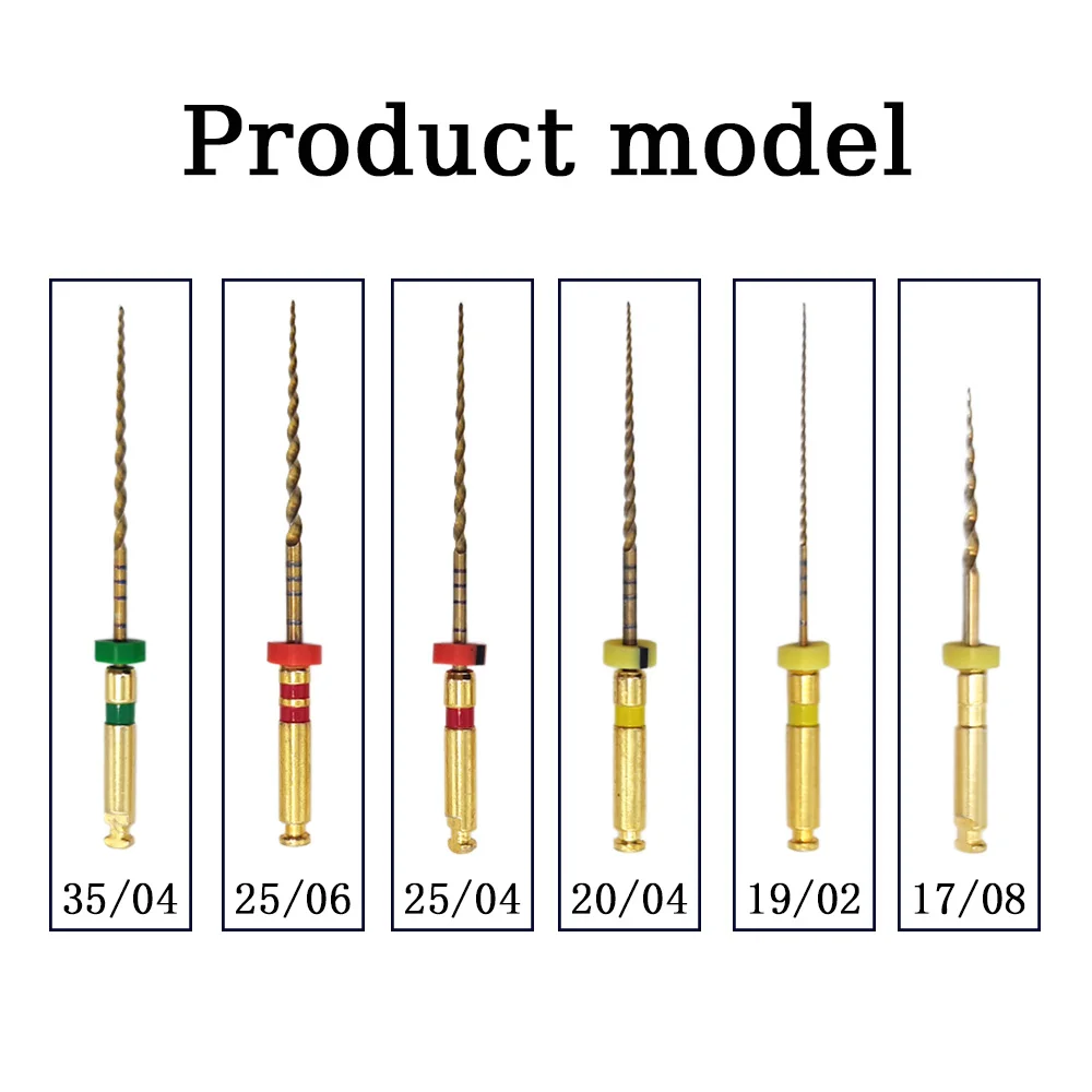 UDG M3 6Pcs/Box Dental Files Dental Nickel Titanium Heat Activation Root Canal File Endodontic Rotary Files Dental Materials