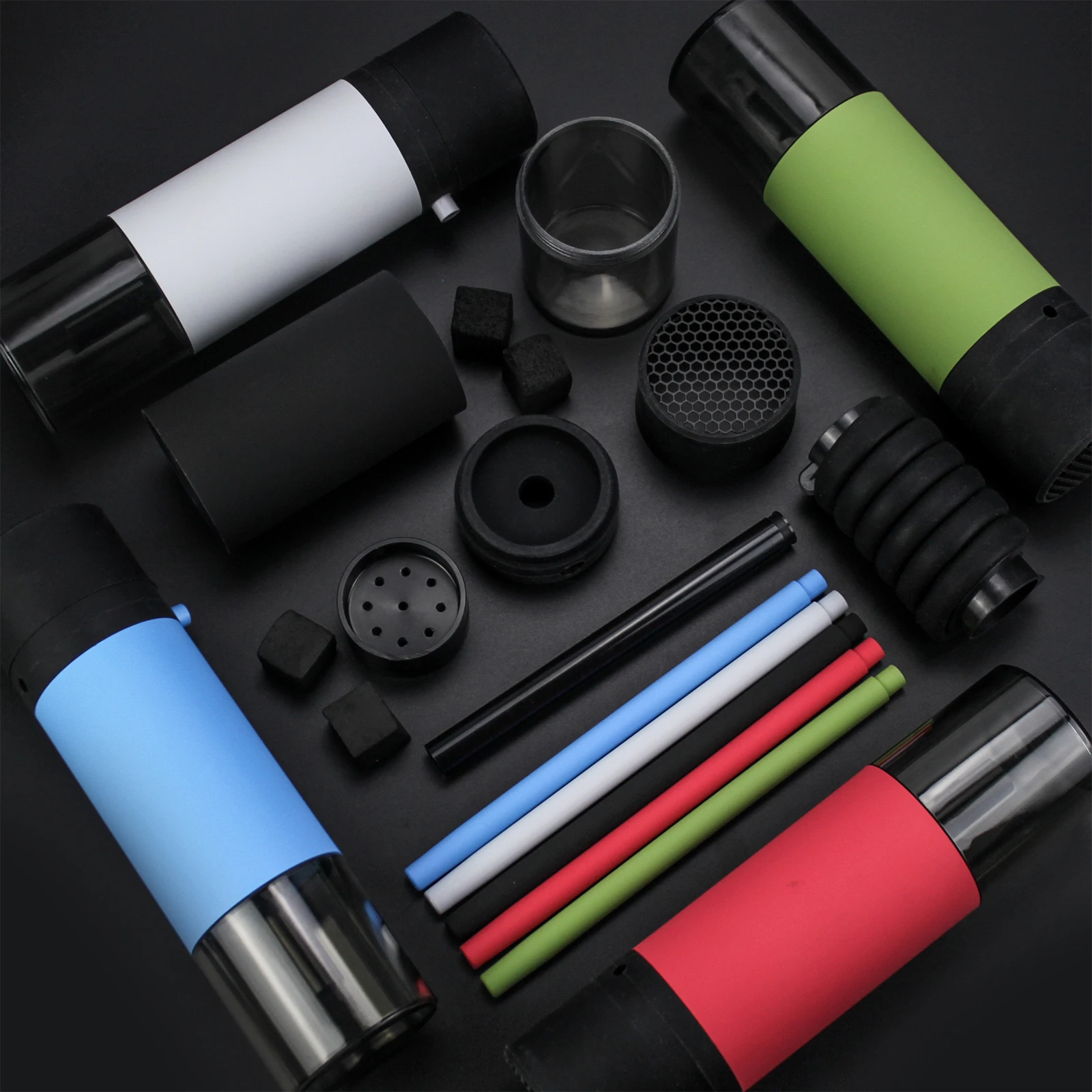 Portable Hookah Set Protective Cover for Car Outdoor Travel Chicha Sheesha Narguiles Smoking Accessories Small Shisha Kit