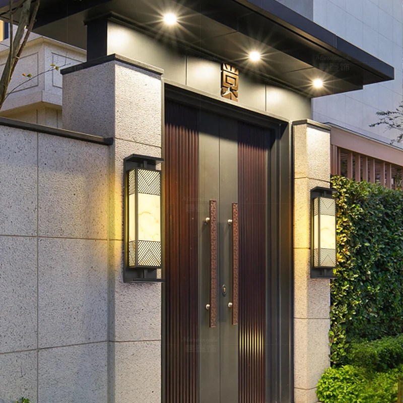 Modern Chinese Waterproof Outdoor Wall Lamp 3