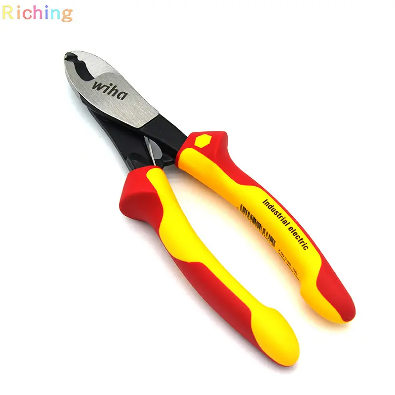 Wiha43661180mmIndustrialVDEElectricalWireCableCutterSpring