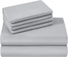 4/6 Pieces Luxury Bedding Sheet Set Egyptian Cotton 1000TC Fitted Sheet Flat Sheet Pillowcase - Wrinkle, Stain, Fade Resistant 2