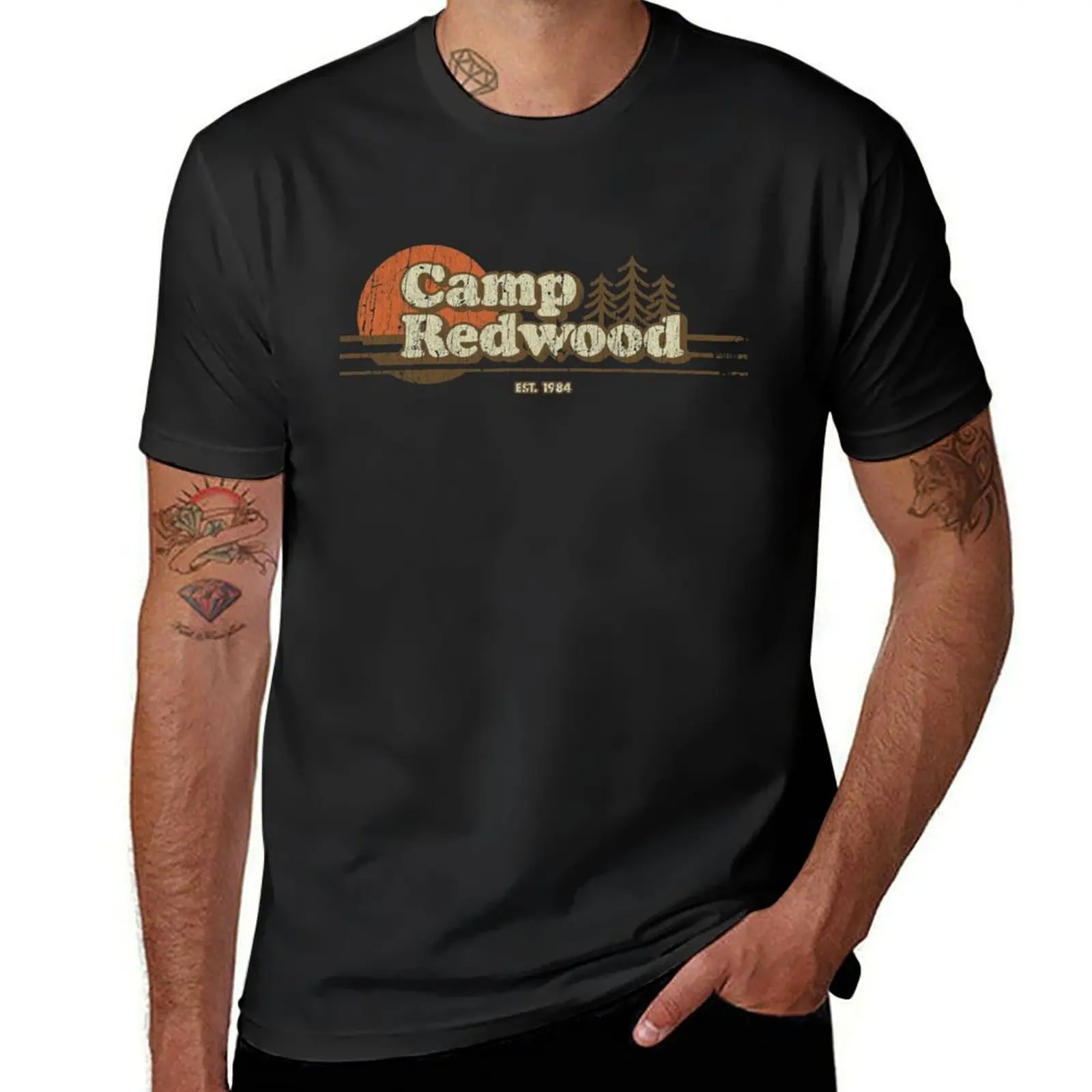 

Camp Redwood 1984 T-Shirt vintage clothes vintage customs design your own Men's t-shirts