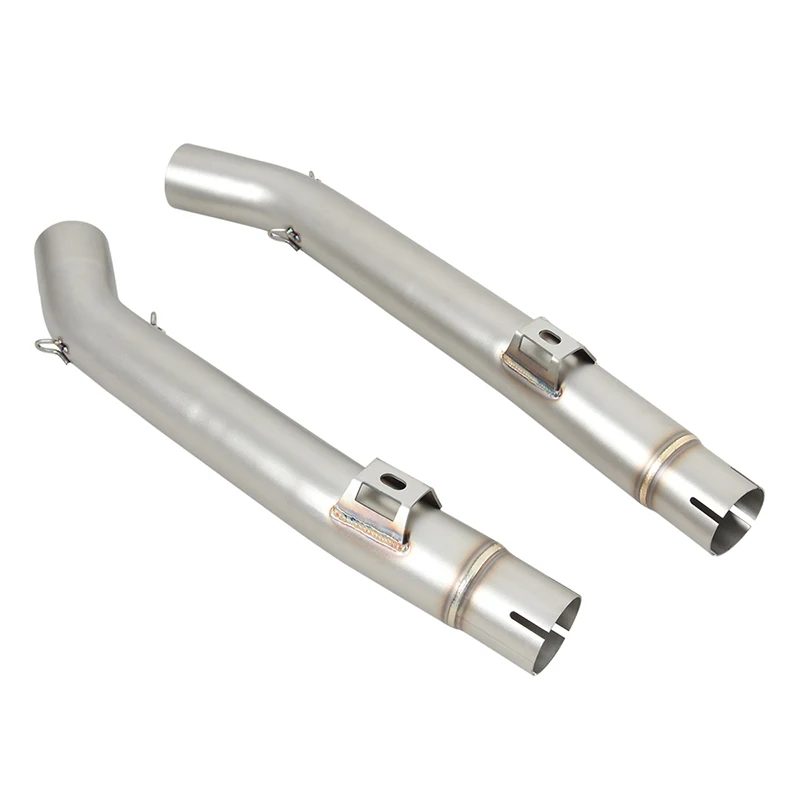 Slip On For SUZUKI VSTROM V-STROM 1000 DL1000 2002 - 2013 Motorcycle Exhaust Middle Link Pipe Modify Connect Left Right Muffler - Image 3