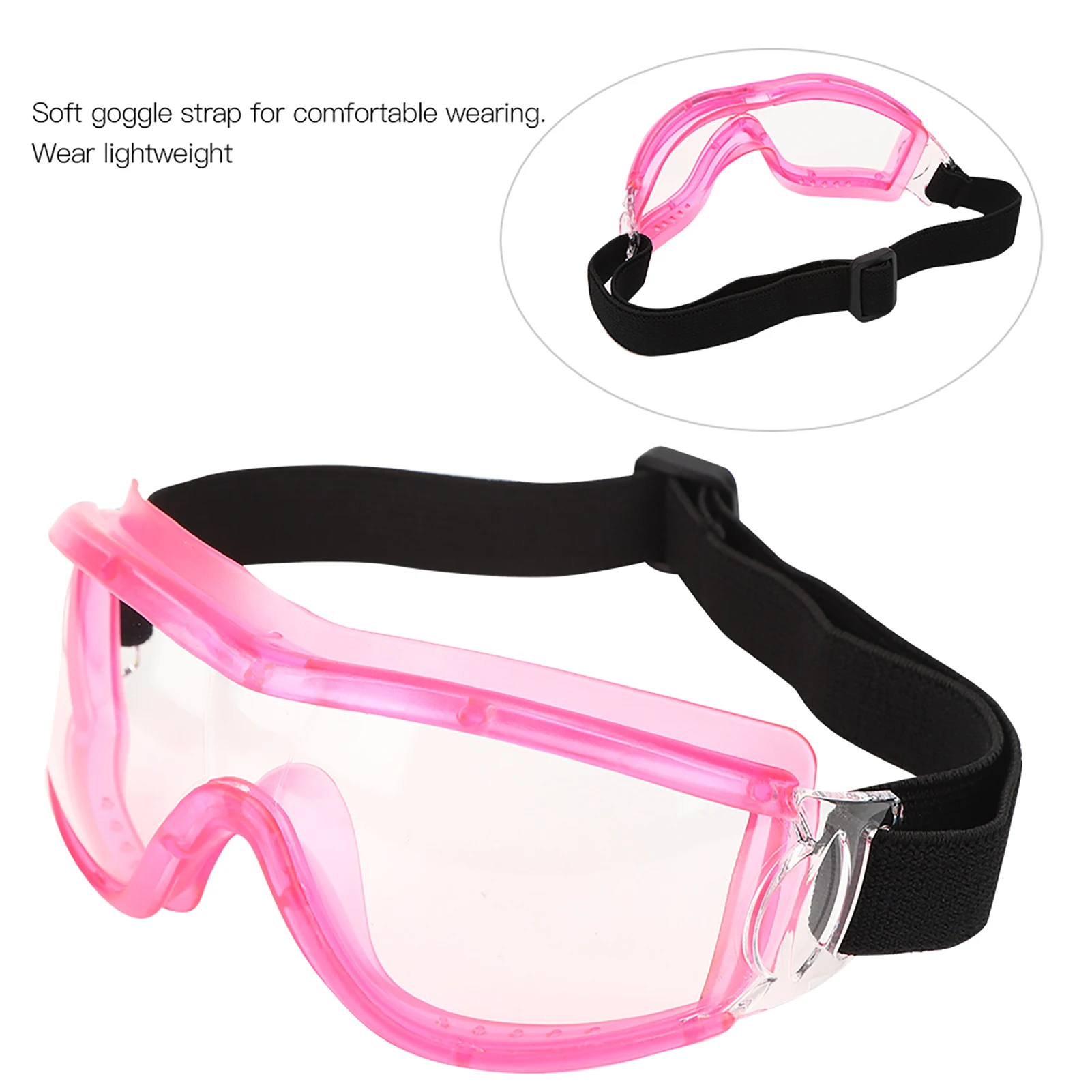Safety Goggles Child Safety Goggles Anti-Spittle Kid Antifog Transparent Unisex Protective Glasses Virus PC Hiking Eyewears