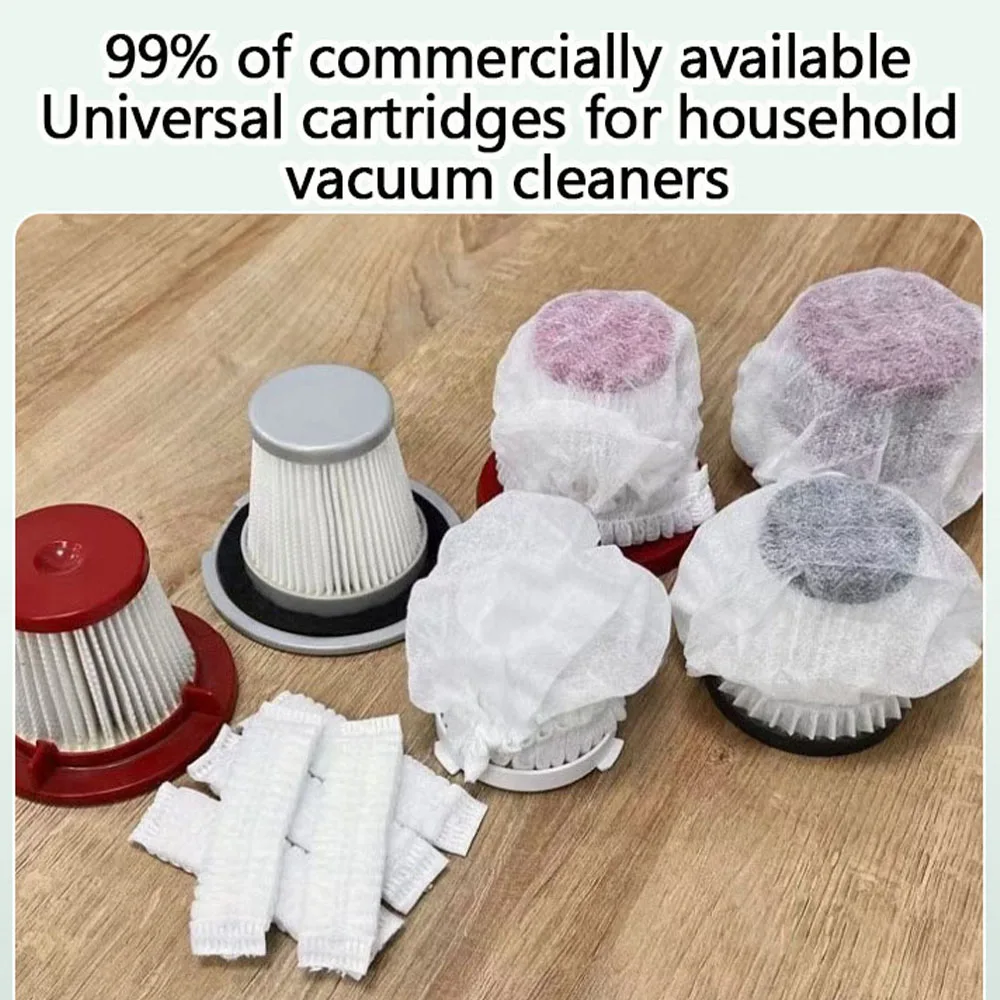 Disposable Home Vacuum Cleaner Filter Mesh Durable Mesh Net Dust Collection Filter Cover Accessory For Vacuum Cleaner 50/100Pcs, vacuum cleaner filter,disposable dust cover