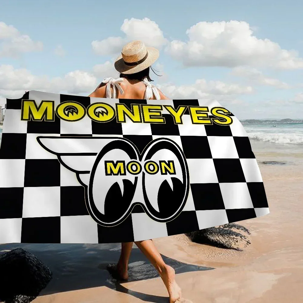 Mooneyes Print Towel Microfiber Beach Towel Absorbent Quick dry Soft Yoga Swimming Resort Mountain Climbing Towel 2