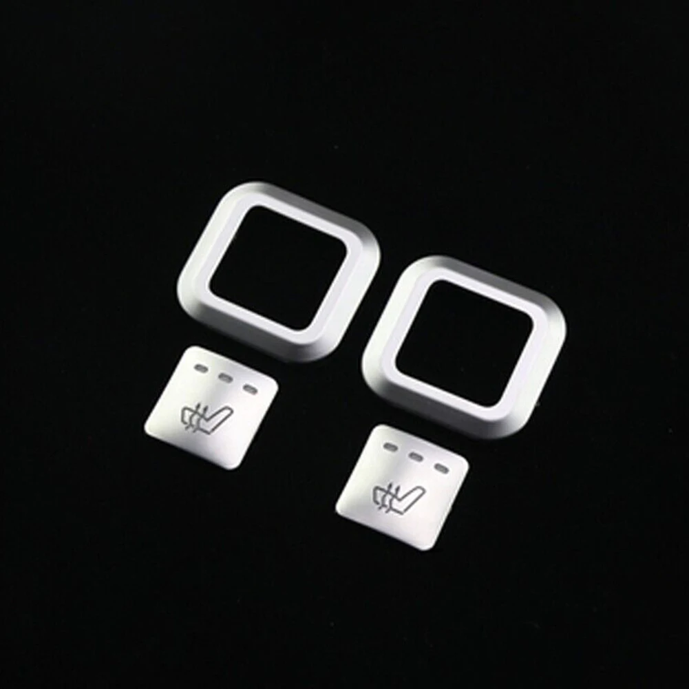 

Car Button Frame Cover Trims Backseat Heating Button Decals Interior Accessories For Mercedes-Benz E Class W212 S212 A207 C207