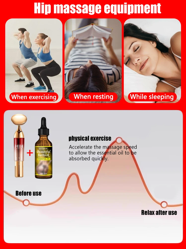 Restore peach buttocks and make buttocks elastic