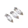 Natural Clear Crystal Quartz Pendant for women Charms 2020 Long face Jewellery stone bullet crystal pendant for chandeliers 2